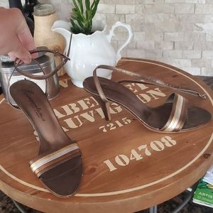 Hippopotamus Vintage Leather Heels Brasil sz 7-7.5